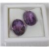 Image 1 : 138) NATURAL AMETHYST 2 PCS 18.5CT NO TREATMENT