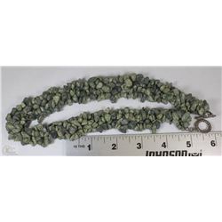 148) NATURAL GREEN RUTILATED QUARTZ 18``