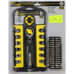 NEW 44PC FIT-IT SOCKET AND BIT SET