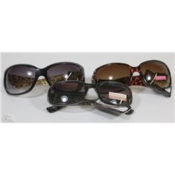 BAG OF 3 NEW FOSTER GRANT WOMENS SUNGLASSES