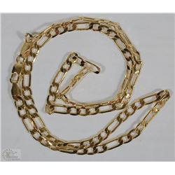 NEW 22" GOLD PLATED CHAIN