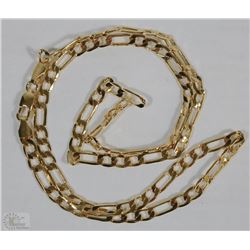 NEW 22" GOLD PLATED CHAIN