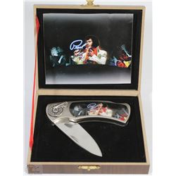 ELVIS PRESLEY POCKET KNIFE IN CASE