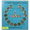 Image 1 : BB) 1867-1969 CARDED PRIME MINISTERS OF CANADA