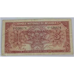 V) 1943 - BELGA FRANCS