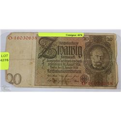 U) 1929 20 BERLIN MARK