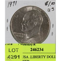 CN) 1971 USA .LIBERTY DOLLAR EISENHOWER