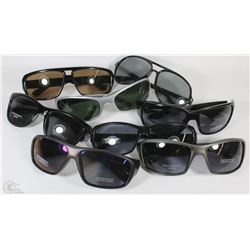 BAG OF 8 PAIRS OF ASSORTED STYLE SUNGLASSES