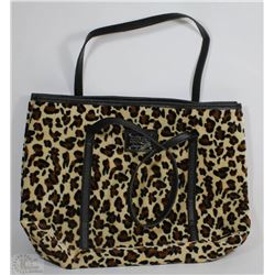 LEOPARD PRINT DON ED HARDY PURSE
