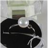 Image 1 : #17-FRESH WATER PEARL RING .925 STERLING SILVER