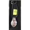 Image 1 : 208) HAND MADE COLOURED GLASS PENDANT