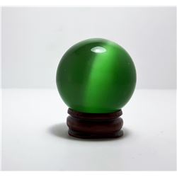 GREEN 40MM CATS EYE SPHERE