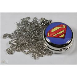 15) NEW SUPERMAN POCKET WATCH - VINTAGE STYLE