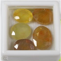119) YELLOW SAPPHIRE 5PCS 25CT