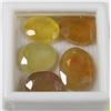 Image 1 : 119) YELLOW SAPPHIRE 5PCS 25CT