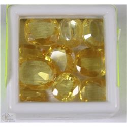 110) LAB CREATED YELLOW SAPPHIRE 10PCS 52.5CT