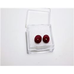 LOT OF 2 MATCHED NATURAL RUBIES