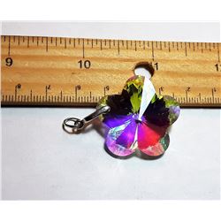 SWAROVSKI CRYSTAL FLOWER PENDANT