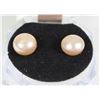 Image 1 : #20- FRESH WATER PEARL EARRINGS.925 STERLING