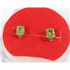 Image 1 : #27-NATURAL GREEN PERIDOT .925 STERLING SILVER