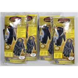 BUNDLE OF 4 GANDER WORK GLOVES SIZE SMALL