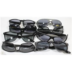 BAG OF 8 PAIRS OF ASSORTED STYLE SUNGLASSES