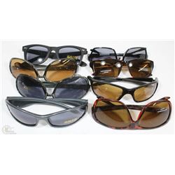 BAG OF 8 PAIRS OF ASSORTED STYLE SUNGLASSES
