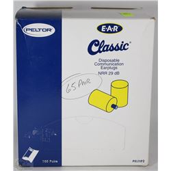 CASE OF 65 CLASSIC EARPLUGS