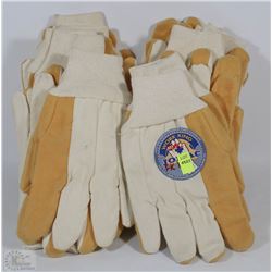 BUNDLE OF 12 PAIRS OF WORK GLOVES