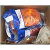 Image 1 : BOX OF SCHOOL BUS LIGHTS AND OTHER AUTOMOTIVE