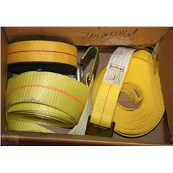 BOX WITH 2"X30' LONG 3300LB HEAVY DUTY STRAP,