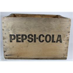 VINTAGE WOODEN PEPSI CRATE
