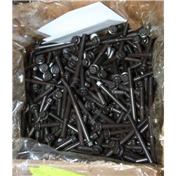 BOX OF 1/4 -20X3 FLANGE BOLT PLAIN FINISH BOLTS