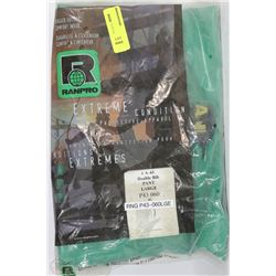RANPRO DOUBLE BIB PANTS SIZE LARGE