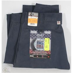 BIG BILL REGULAR FIT WORK PANTS SIZE 36X34
