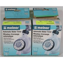 LOT OF 2 MELNOR AUTOMATIC WATER TIMER