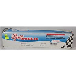 CASE OF OPTI WELD COVERED ELECTRODES 5/32" X 14"