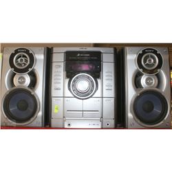 SONY 3 DISC CHANGE TAPE CASSETTE STEREO