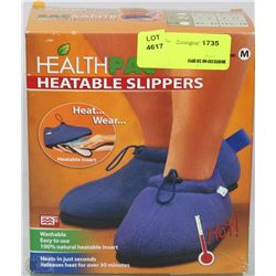 HEALTH PAC HEATABLE SLIPPERS