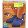 Image 1 : HEALTH PAC HEATABLE SLIPPERS