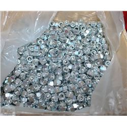 BOX OF 3/8 NYLON NC LATED NUT LOCK NUTS