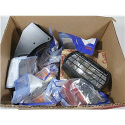 BOX OF AUTOMOTIVE LIGHTS