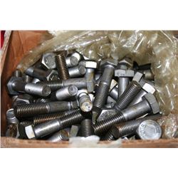 BOX OF 5/8-11X3 HEX BOLTS