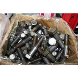 BOX OF 3/4-10X3 1/2 HEX BOLTS