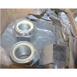 BOX OF NYLON INSERT LOCK NUTS