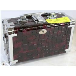 NEW MULTI-PURPOSE LOCKABLE BURGUNDY &
