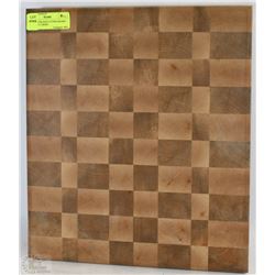 BUTCHER BLOCK CUTTING BOARD 15.5" X 13.5" (NEW)