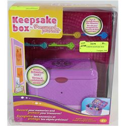 NEW CHILDRENS KEEPSAKE BOX WITH
