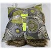 Image 1 : FAUX FUR THROW BLANKET AND DECORATIVE CUSHION