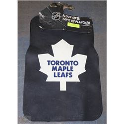 NEW SET OF NHL TORONTO MAPLE LEAFS FLOOR MATS